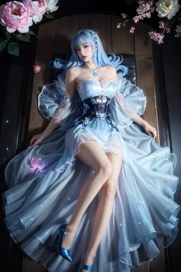 34张蓝色魅惑百炼成神宁雨蝶超清4k壁纸图片