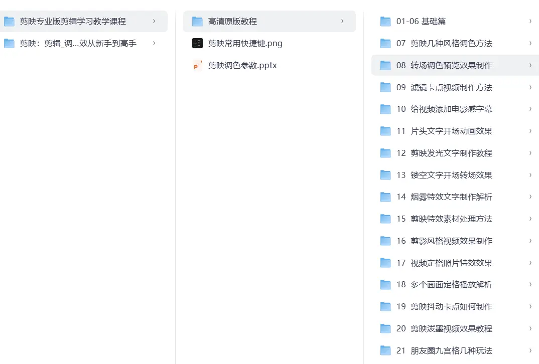 剪映详细专业视频教程